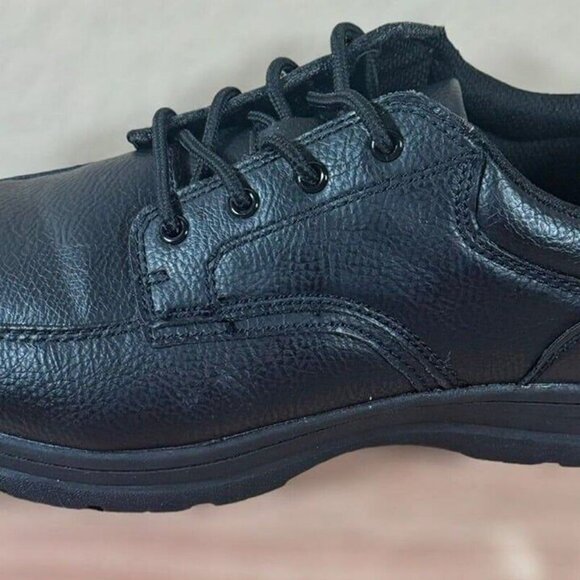 Perry Ellisc Men's Size 10 Work Shoes Portfolio Eldridge Black Lace Up Comfort - Picture 6 of 10